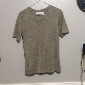 ZARA gold/tan shirt